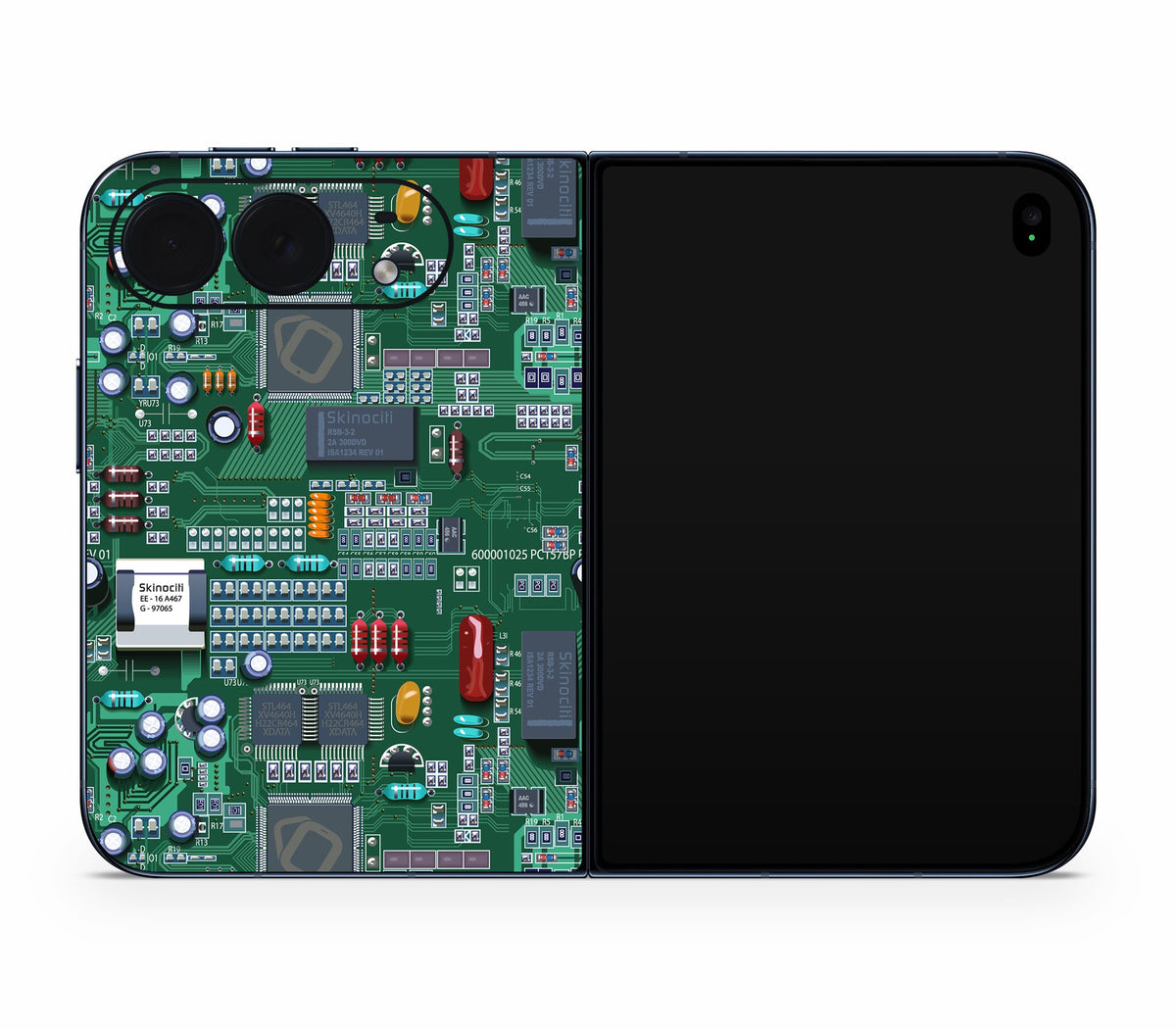 iPhone Duo skin, Terminal, back skin without logo cutout