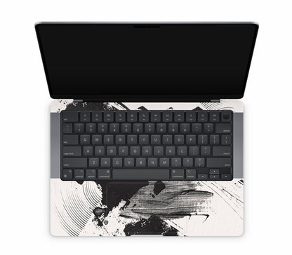 MacBook Pro 14" (2025, M5) skin, Black Noir, inside skin