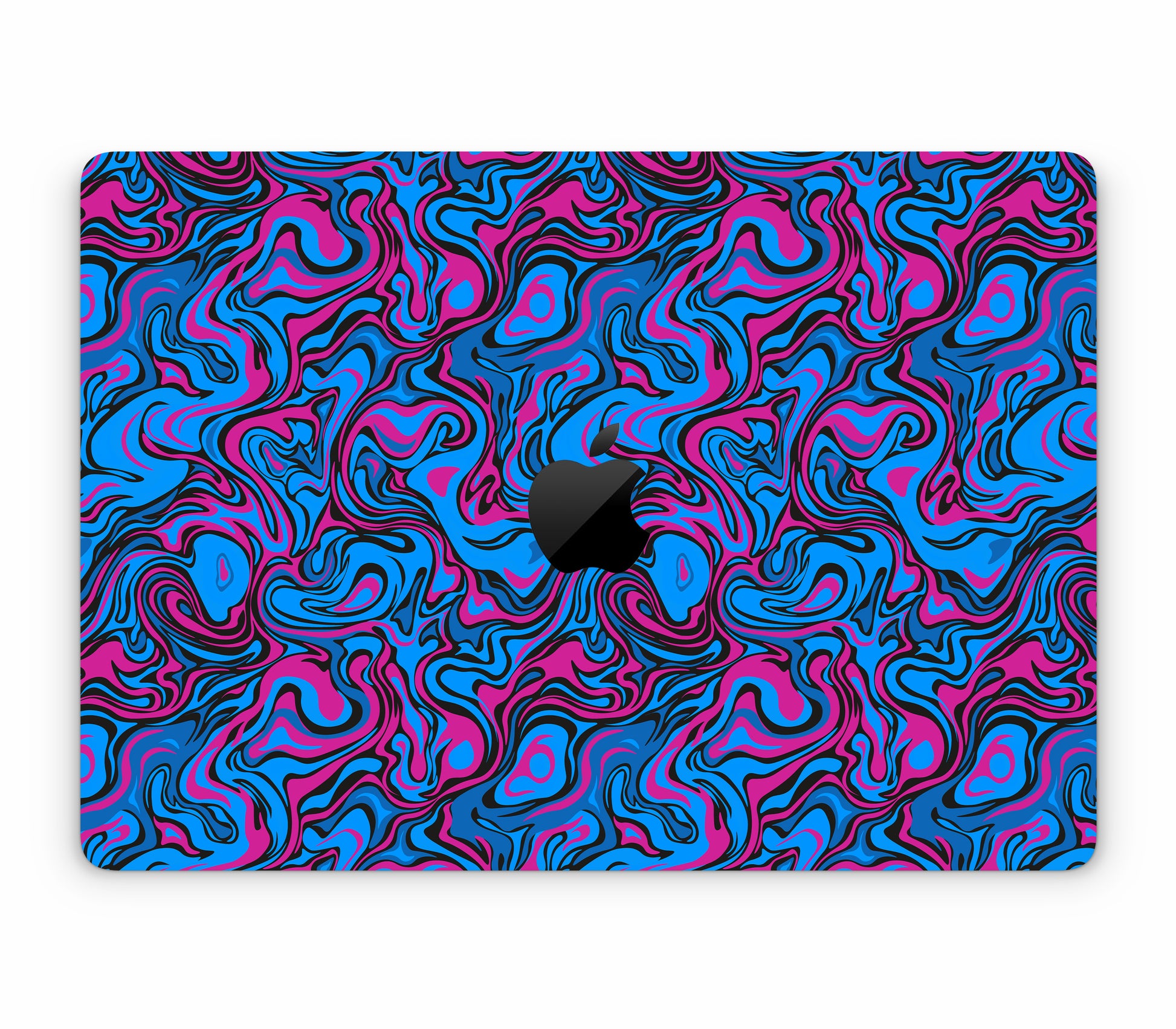 MacBook Air 13" (2025, M4) skin, Brain Drain, top skin with logo cutout