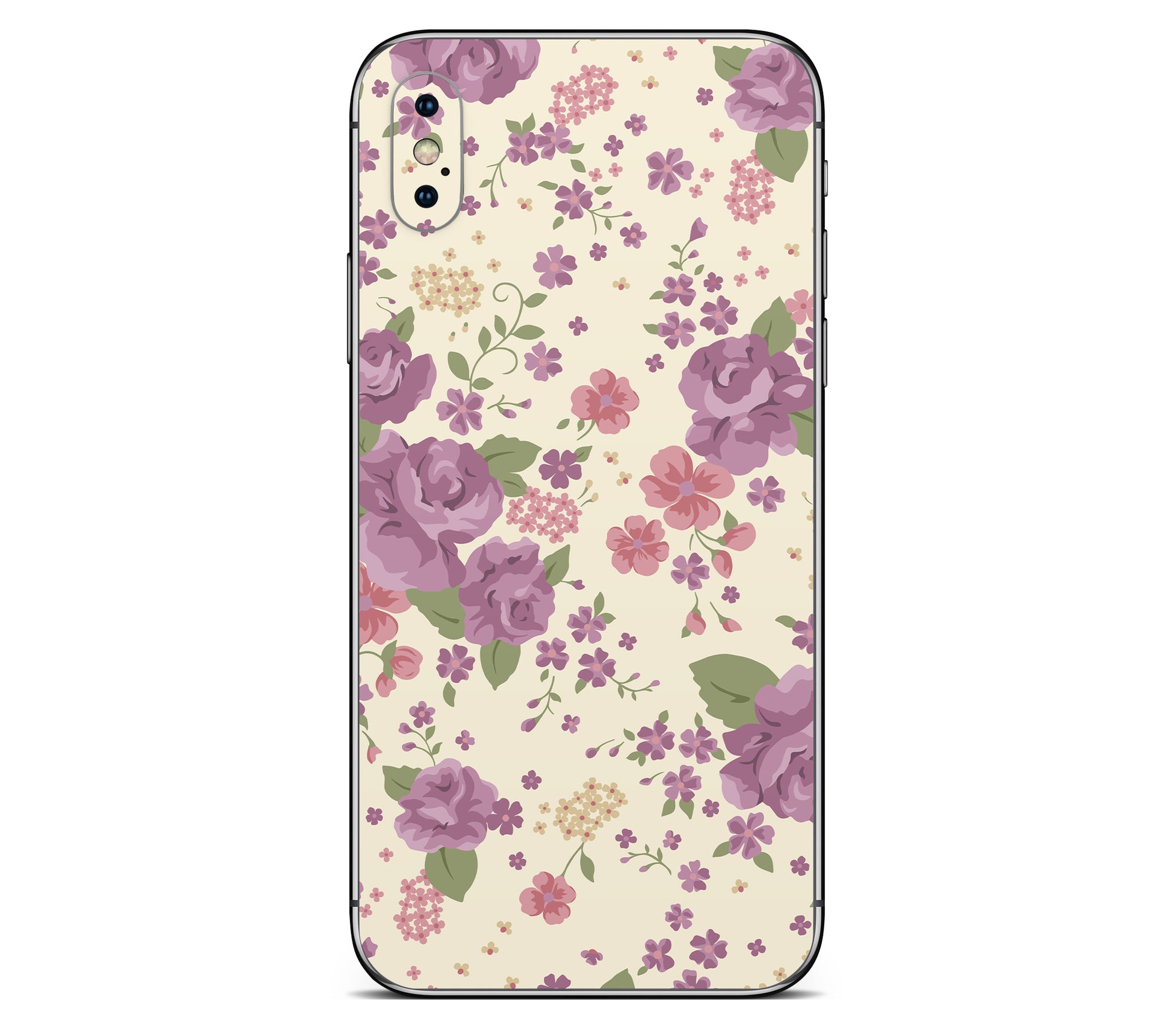 iPhone XS Max skin, Lilac, back skin without logo cutout