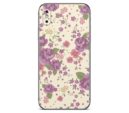 iPhone XS Max skin, Lilac, back skin without logo cutout