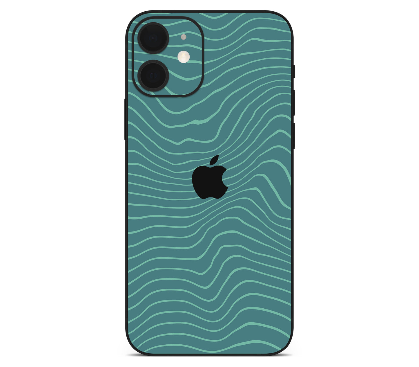 iPhone 12 Mini skin, Tide, back skin with logo cutout