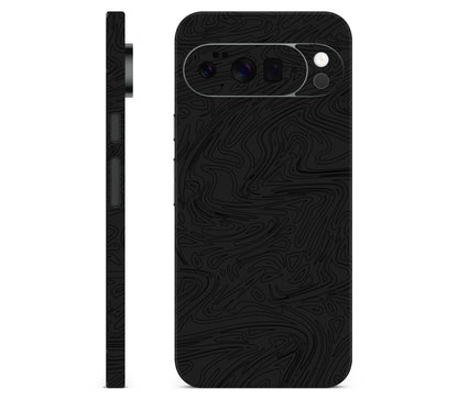 Google Pixel 11 Pro XL skin, Black Ice, full wrap skin