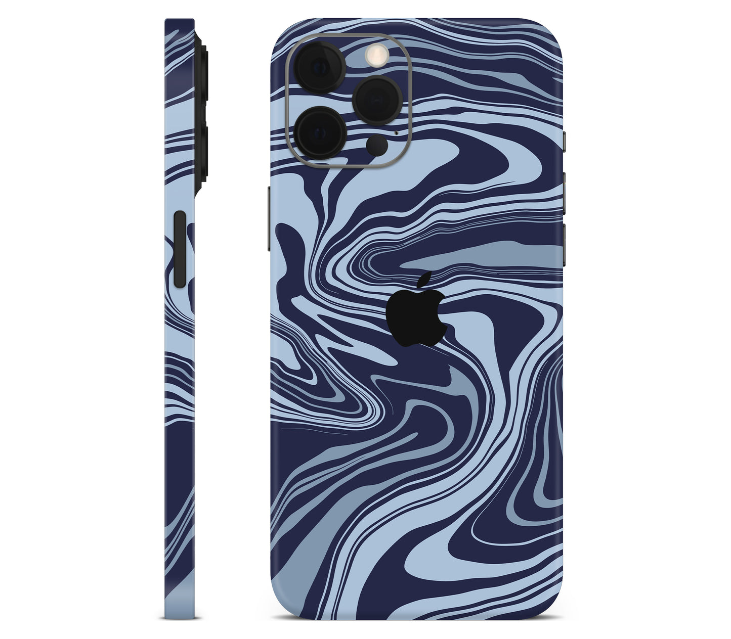 iPhone 12 Pro skin, Vertigo (Blur), full wrap with logo cutout
