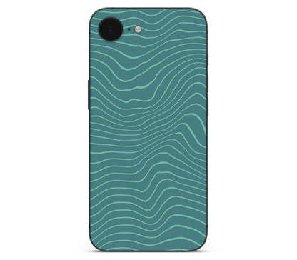 iPhone 16e skin, Tide, back skin without logo cutout
