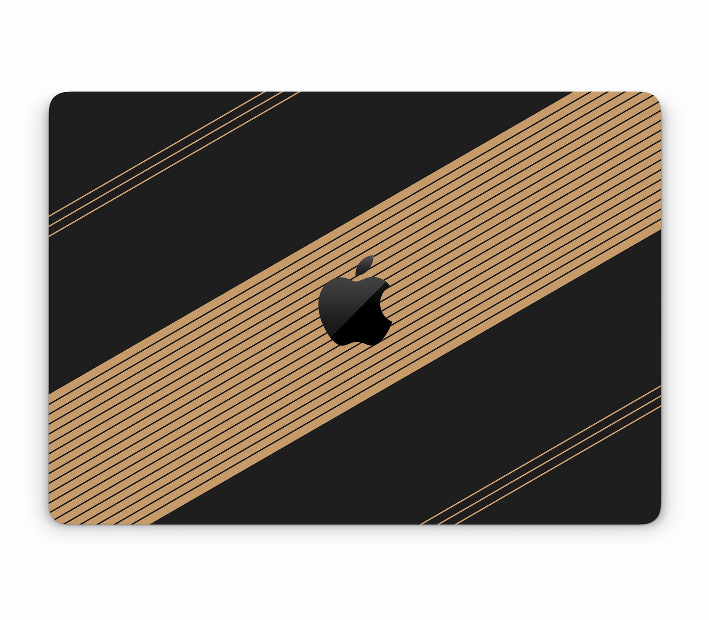 MacBook Air 13" (2025, M4) skin, Discipline, top skin with logo cutout