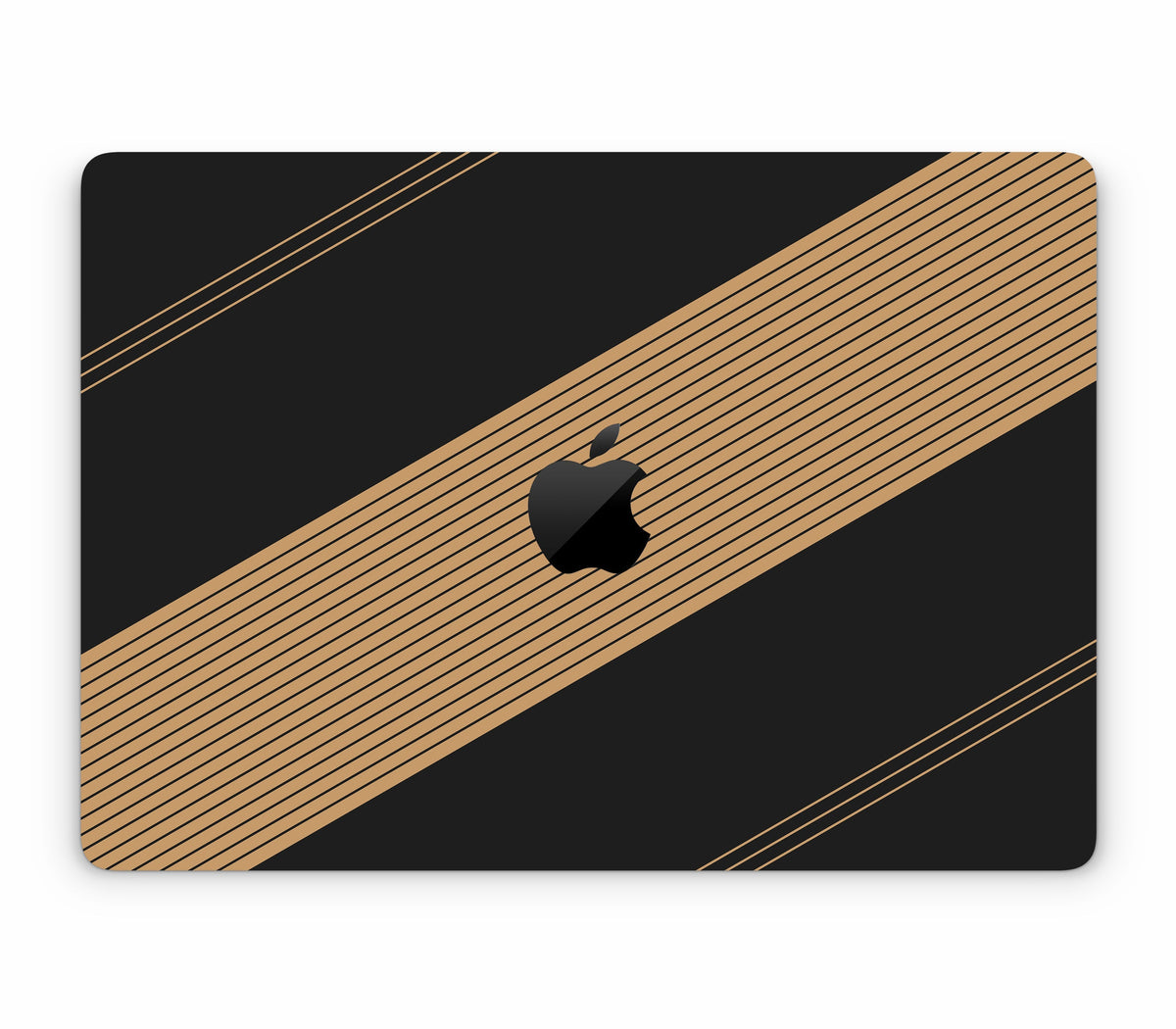 MacBook Pro 14" (2025, M5) skin, Discipline, top skin with logo cutout