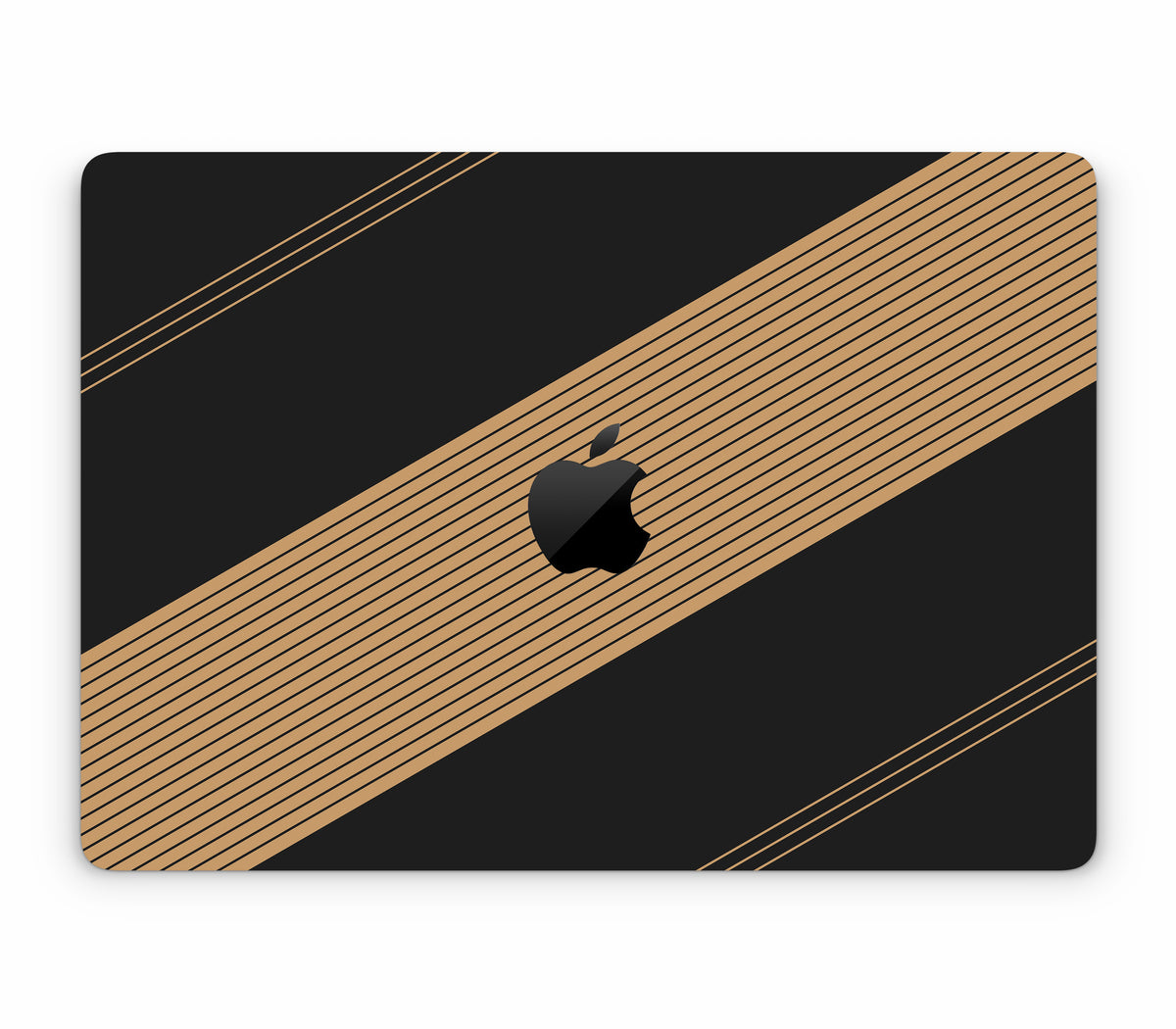 MacBook Pro 13" (2020, Intel) skin, Discipline, top skin with logo cutout