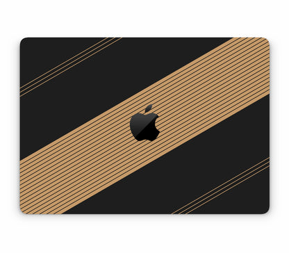 MacBook Air 13" (2025, M4) skin, Discipline, top skin with logo cutout