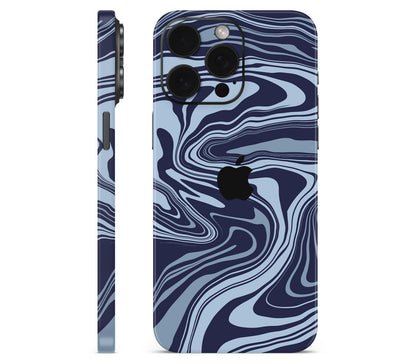iPhone 15 Pro skin, Vertigo (Blur), full wrap with logo cutout