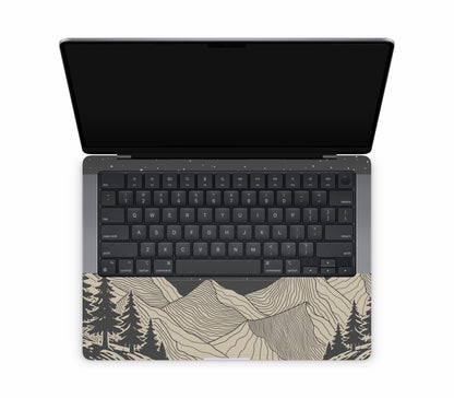 MacBook Pro 14" (2026, M5, M5 Pro, M5 Max) skin, Nightline, inside skin