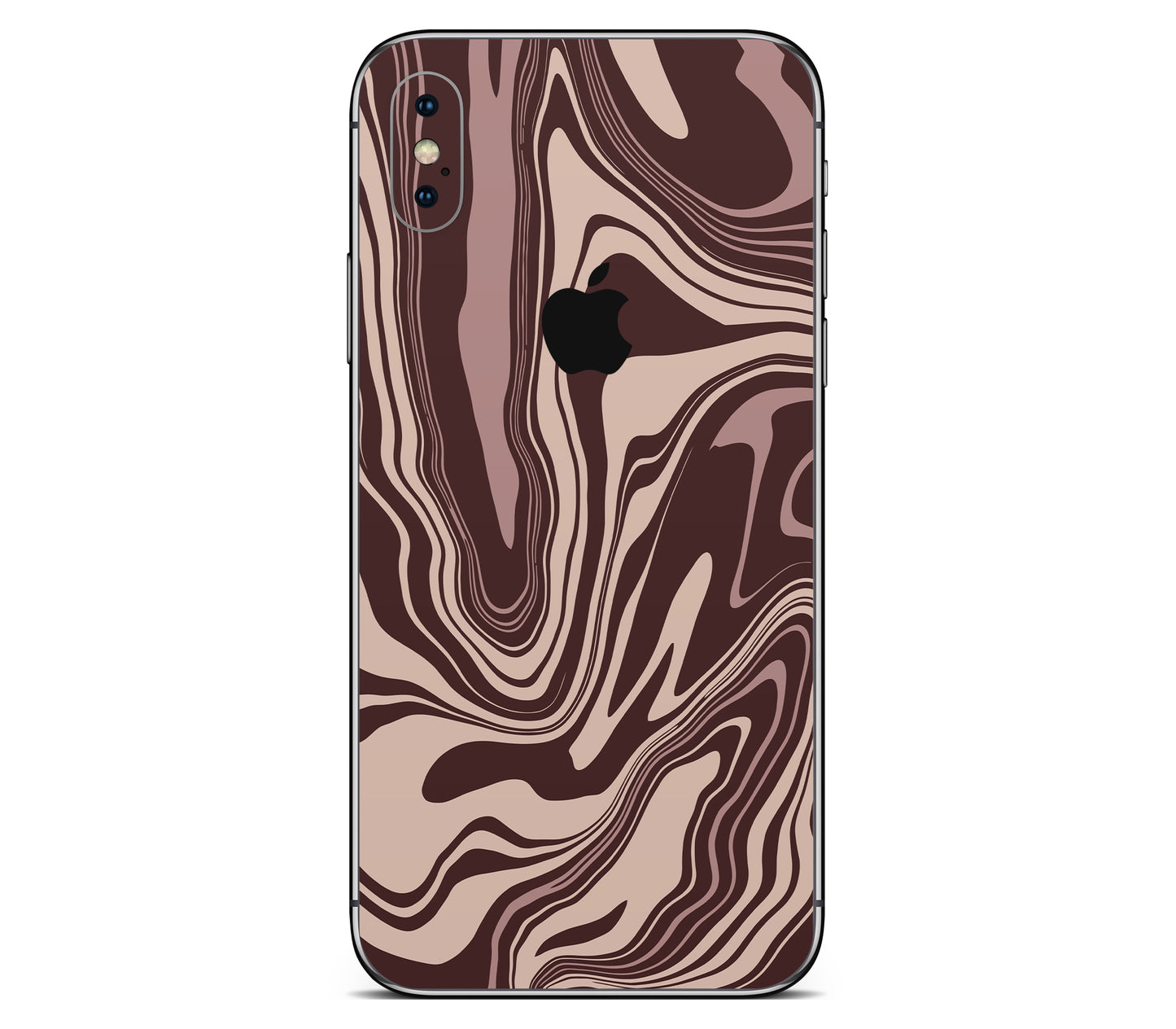 iPhone X skin, Vertigo (Fever), back skin with logo cutout