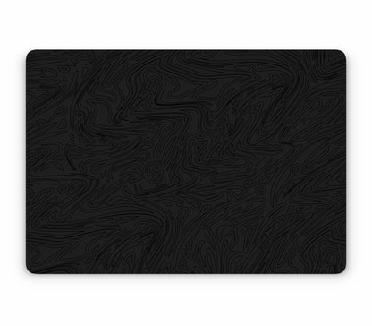 MacBook Pro 16" (2021, M1) skin, Black Ice, top skin without logo cutout
