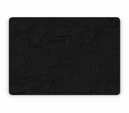 MacBook Pro 16" (2024, M4) skin, Black Ice, top skin without logo cutout