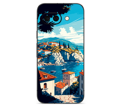 Google Pixel 10A skin, Coastal Clouds, back skin