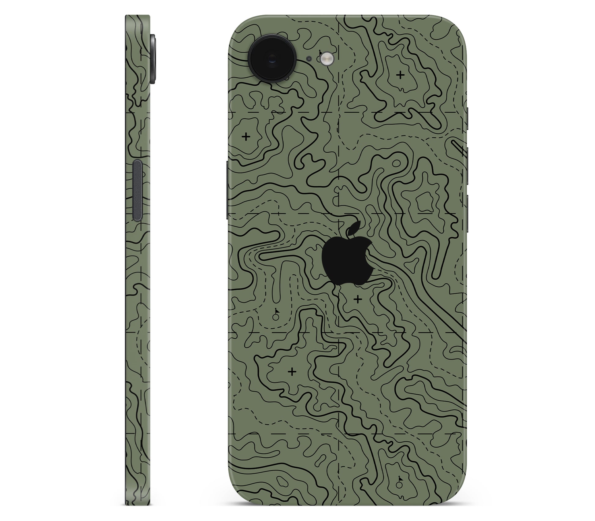 iPhone 17e skin, Lockdown (Deathline), full wrap with logo cutout