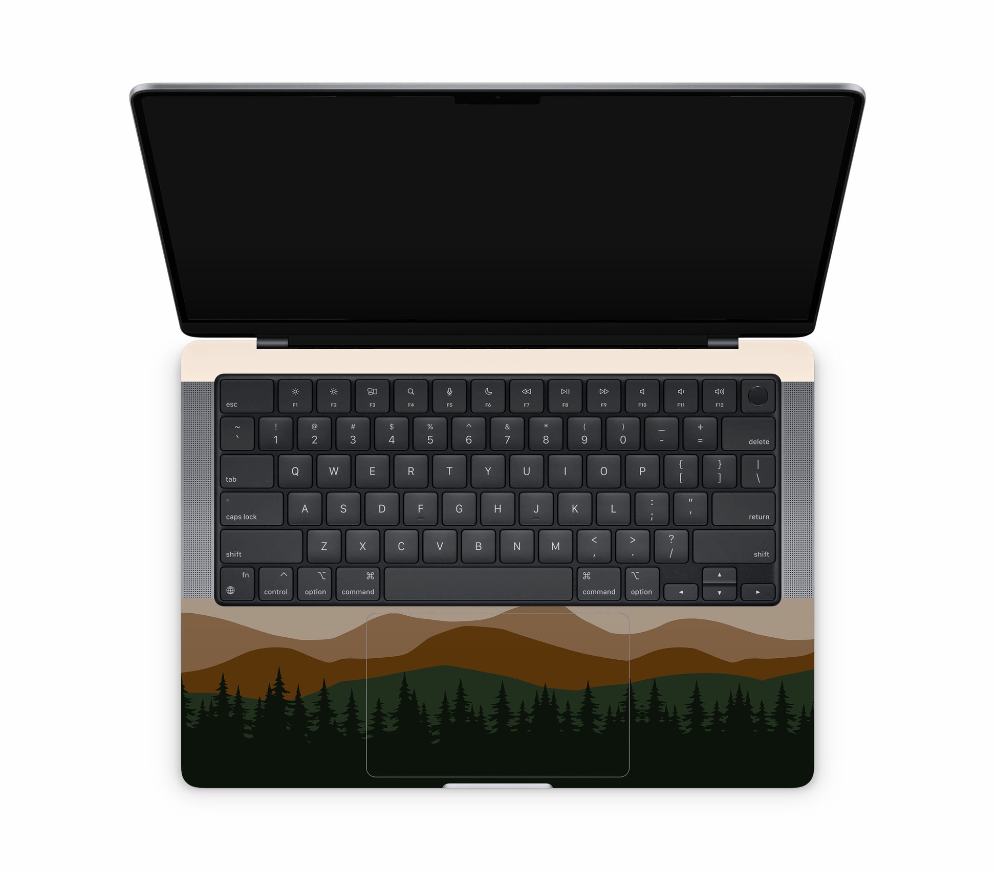 MacBook Pro 14" (2026, M5, M5 Pro, M5 Max) skin, Sierra Dusk, inside skin