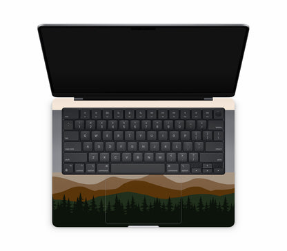 MacBook Pro 14" (2023, M3) skin, Sierra Dusk, inside skin