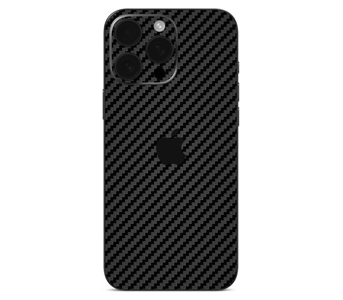 iPhone 16 Pro skin, Code: Carbon, back skin with logo cutout