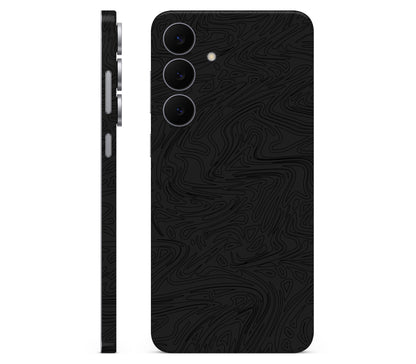 Galaxy S25 FE skin, Black Ice, full wrap skin