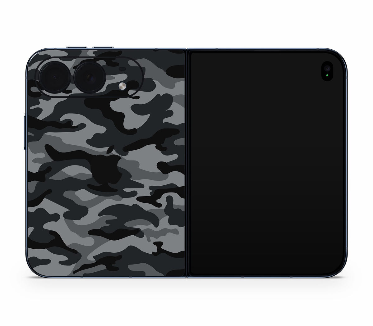 iPhone Duo skin, Urban Camo, back skin with logo cutout