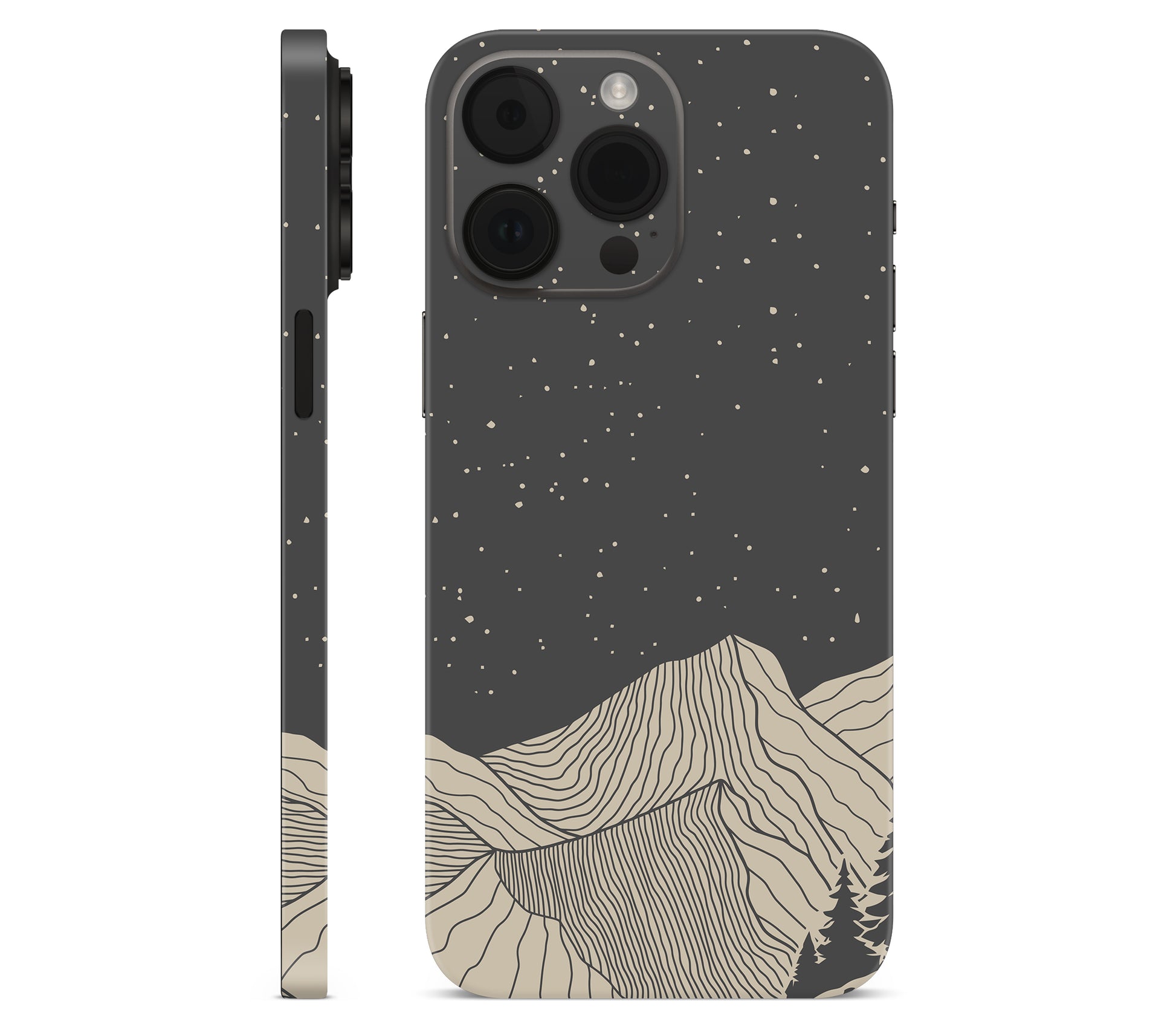 iPhone 14 Pro Max skin, Nightline, full wrap without logo cutout