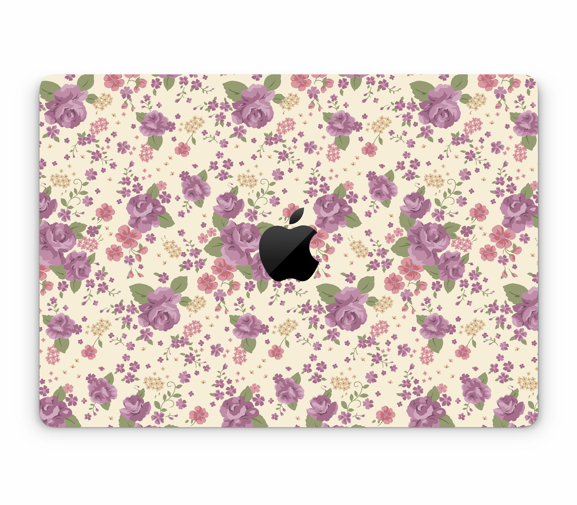MacBook Air 13" (2026, M5) skin, Lilac, top skin with logo cutout