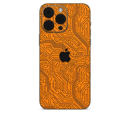 iPhone 14 Pro Max skin, Pulse Grid, back skin with logo cutout