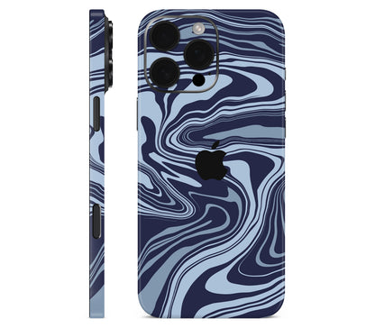 iPhone 16 Pro skin, Vertigo (Blur), full wrap with logo cutout