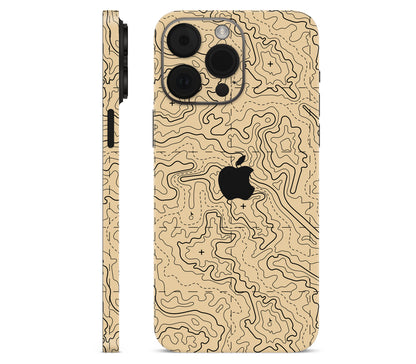 iPhone 14 Pro skin, Lockdown (Sandline), full wrap with logo cutout