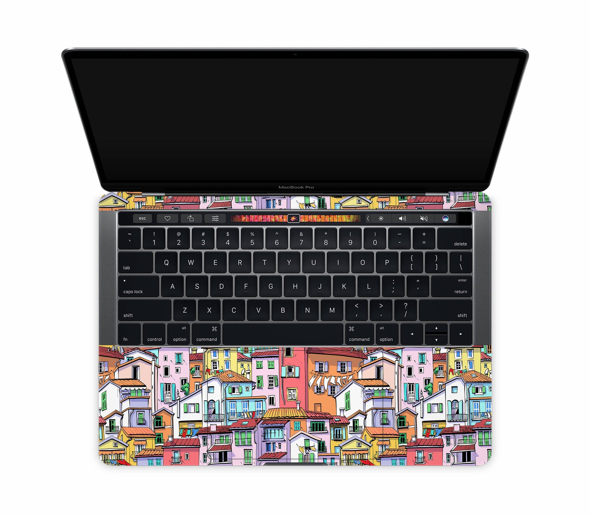 MacBook Pro 13" (2016-2019) Touch Bar skin, Menton Mosaic, inside skin