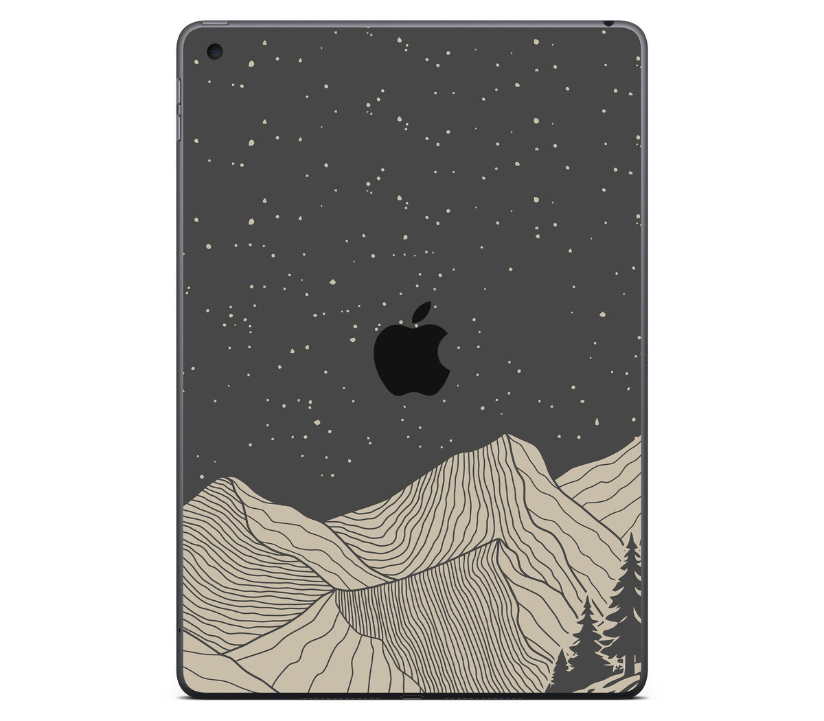 iPad 10.2" (2021, Gen 9) skin, Nightline, back skin with logo cutout