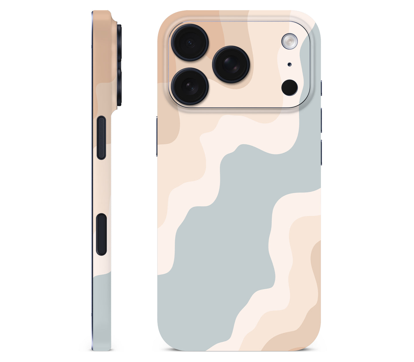 iPhone 17 Pro Max skin, Drift (Haze), full wrap without logo cutout