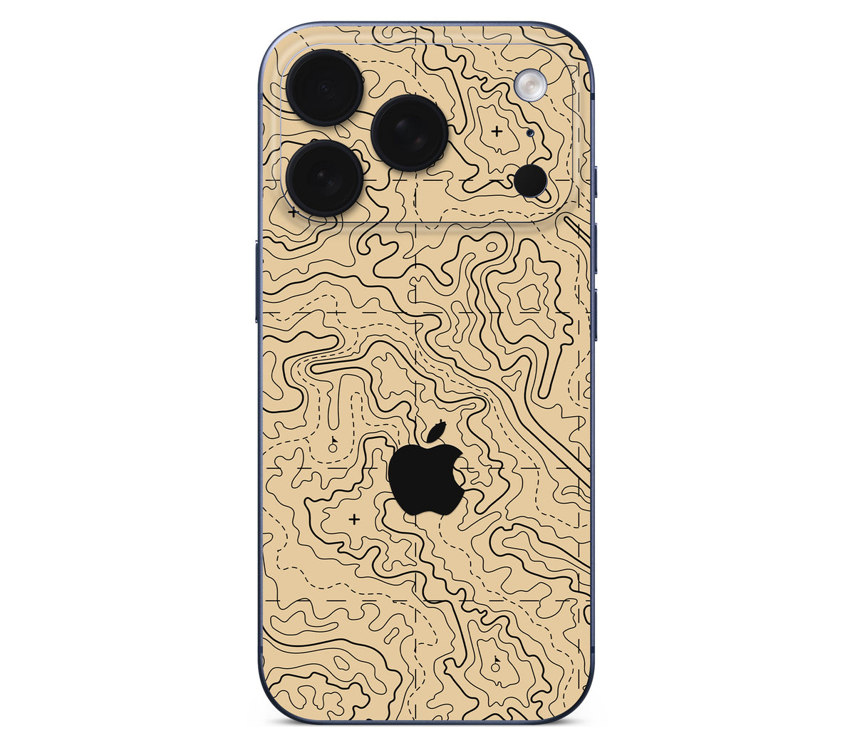 iPhone 18 Pro skin, Lockdown (Sandline), back skin with logo cutout