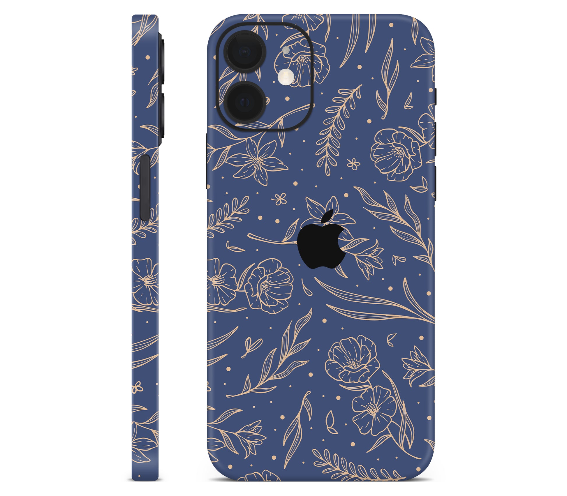 iPhone 12 skin, Twilight, full wrap with logo cutout