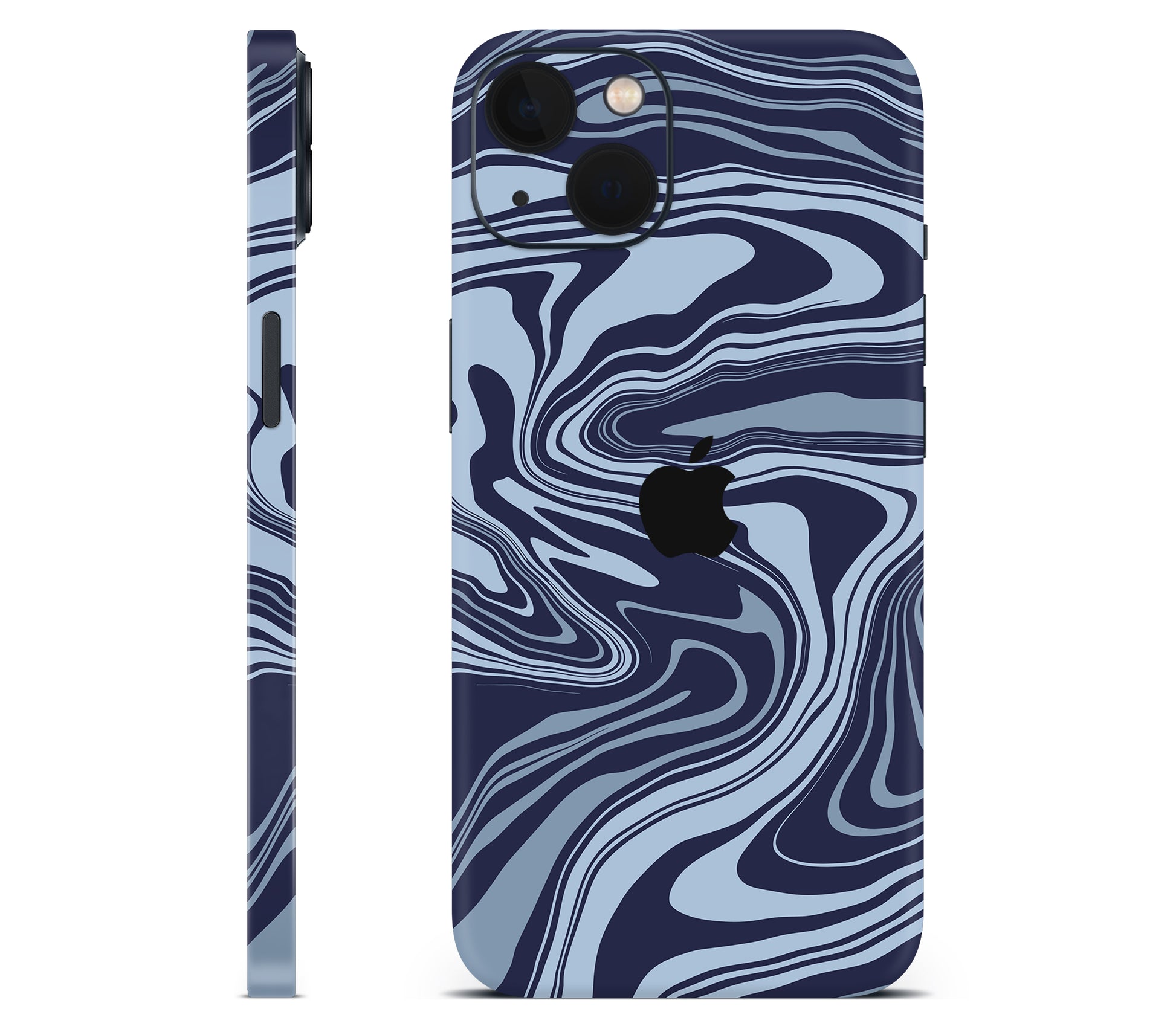 iPhone 13 skin, Vertigo (Blur), full wrap with logo cutout