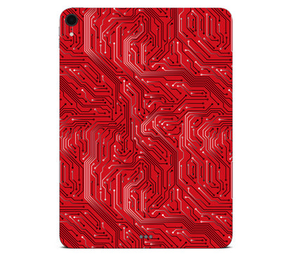 iPad Pro 11" (2018-2019, Gen 1) skin, REDLINE, back skin without logo cutout