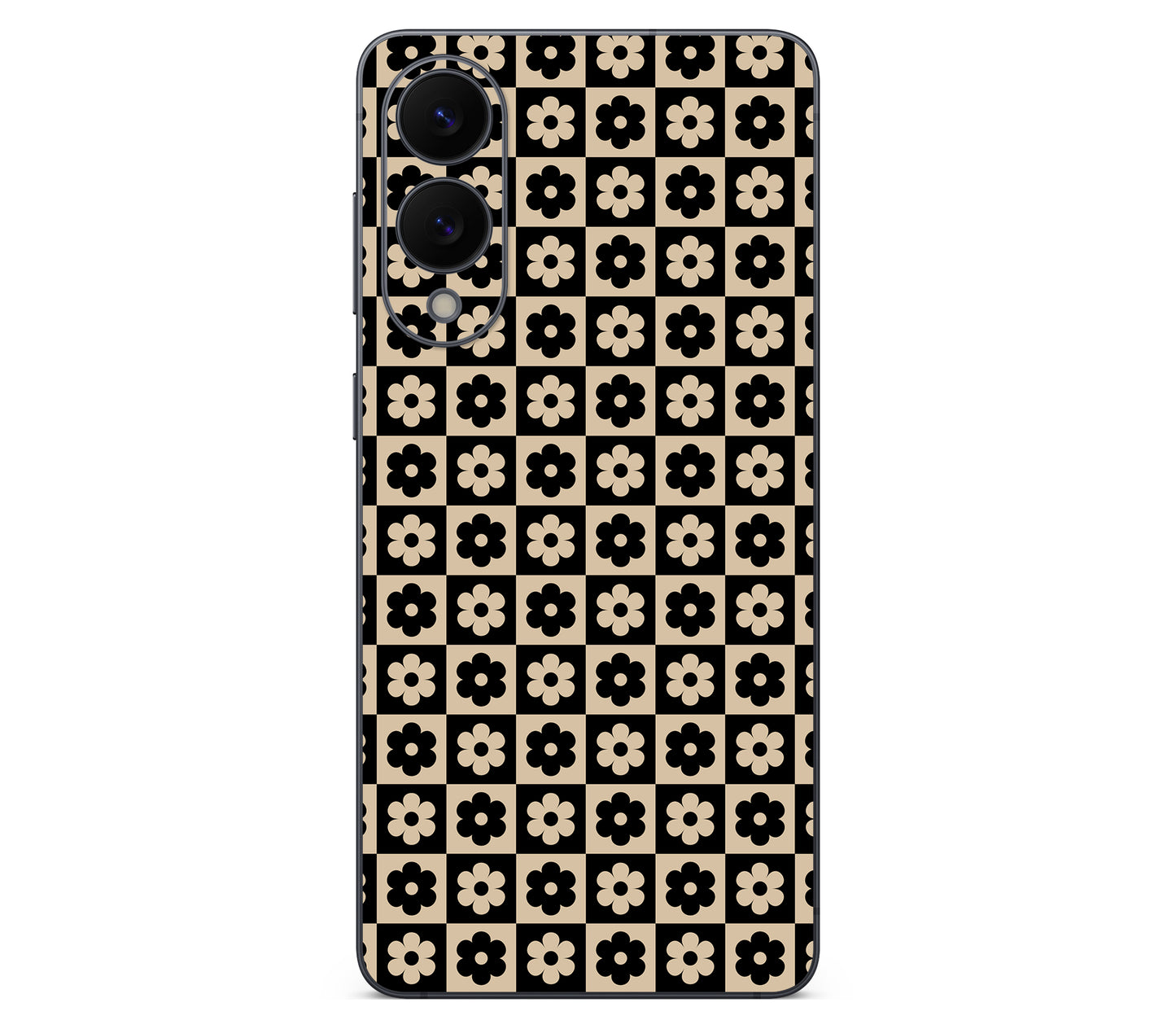 Galaxy S25 Edge skin, Floral Grid, back skin