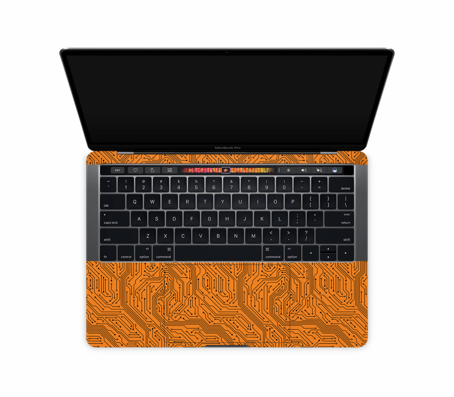 Macbook Pro 13" (2016-2019) Touch Bar skin, Pulse Grid, inside skin