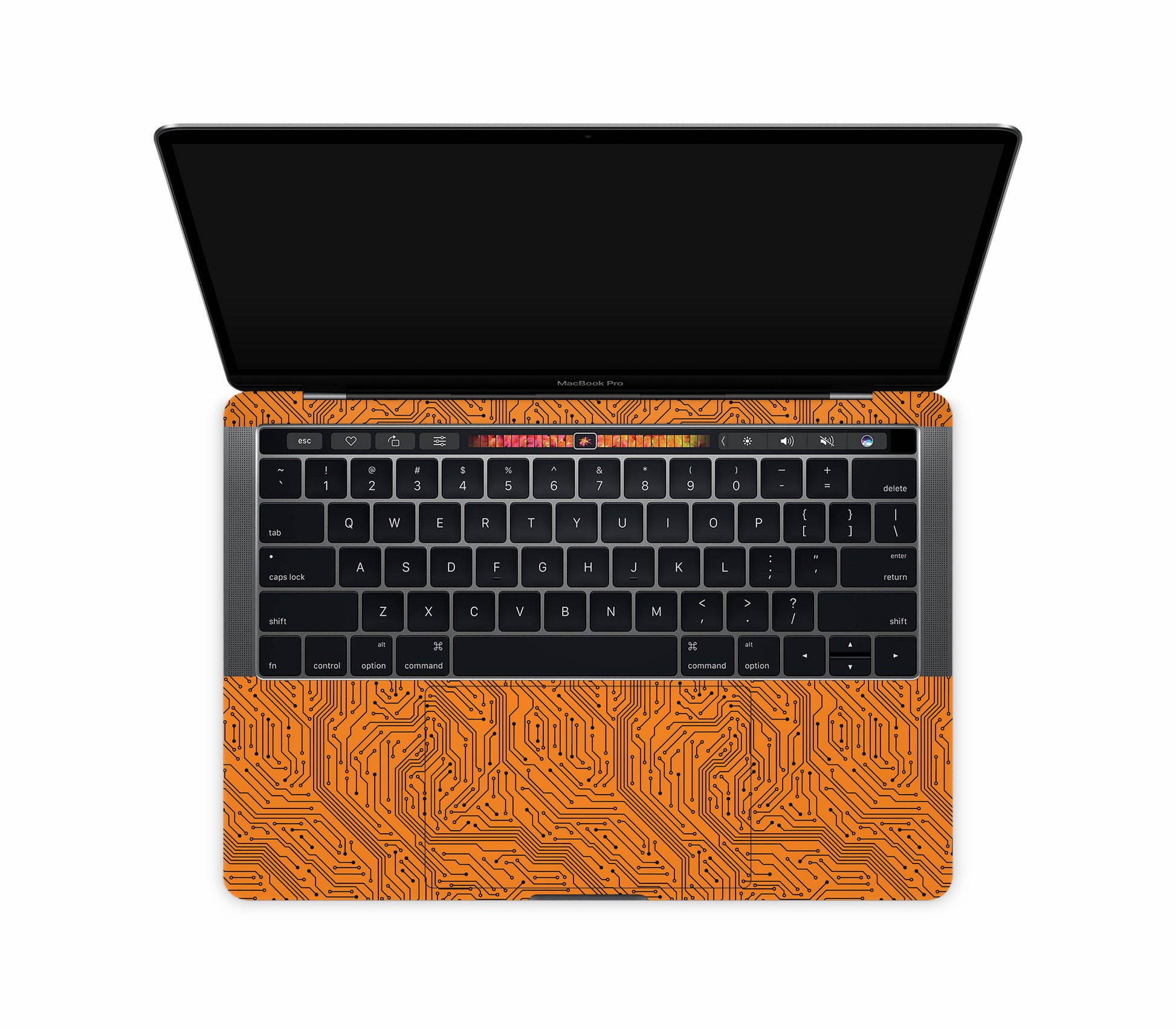 Macbook Pro 13" (2016-2019) Touch Bar skin, Pulse Grid, inside skin