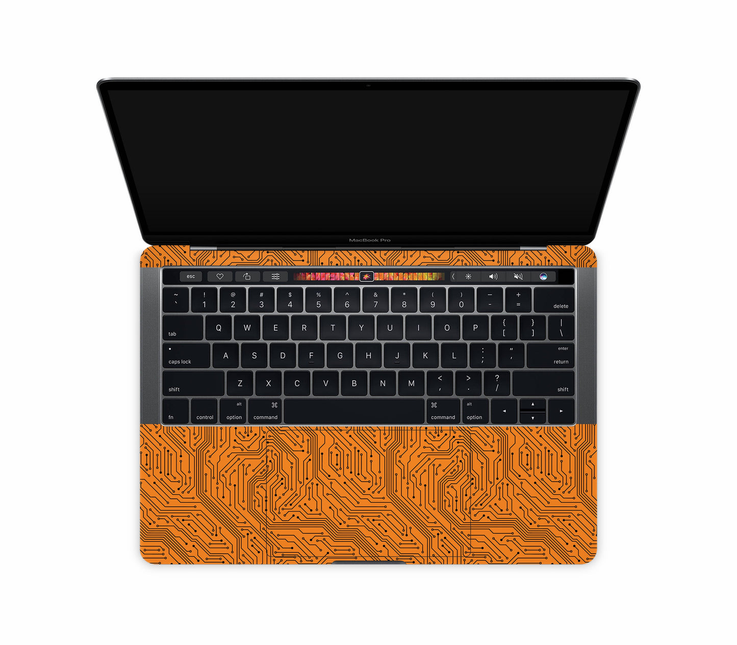 Macbook Pro 13" (2016-2019) Touch Bar skin, Pulse Grid, inside skin