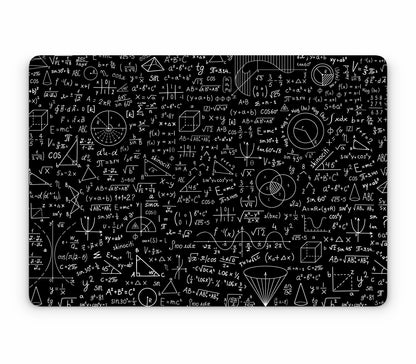 MacBook Pro 16" (2024, M4) skin, Math Madness, top skin without logo cutout