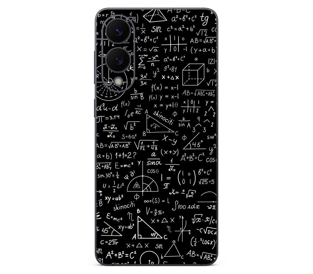 Galaxy S25 Edge skin, Math Madness, back skin