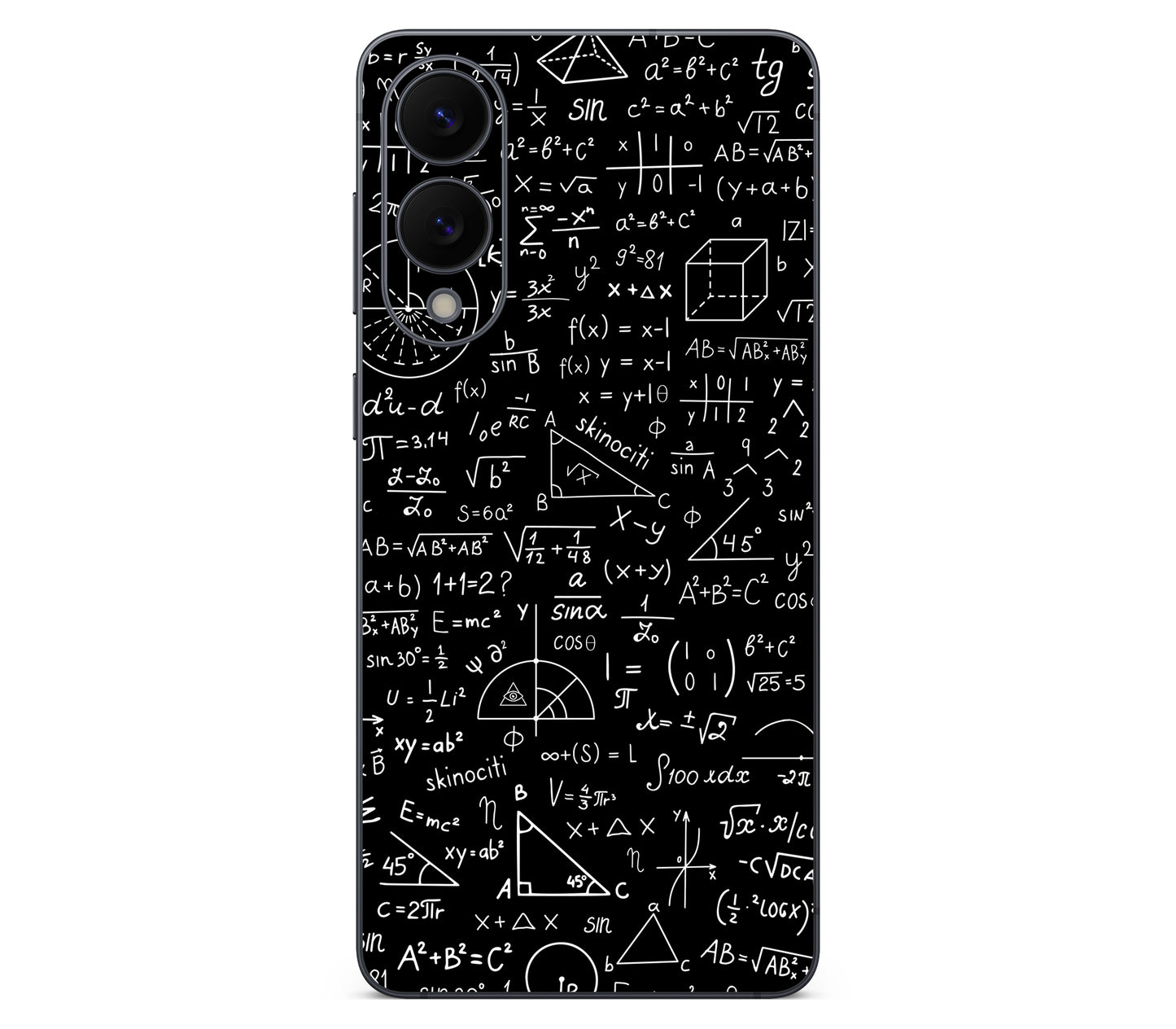 Galaxy S25 Edge skin, Math Madness, back skin