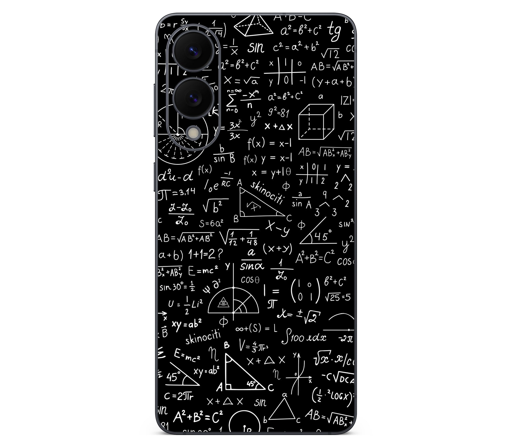 Galaxy S25 Edge skin, Math Madness, back skin