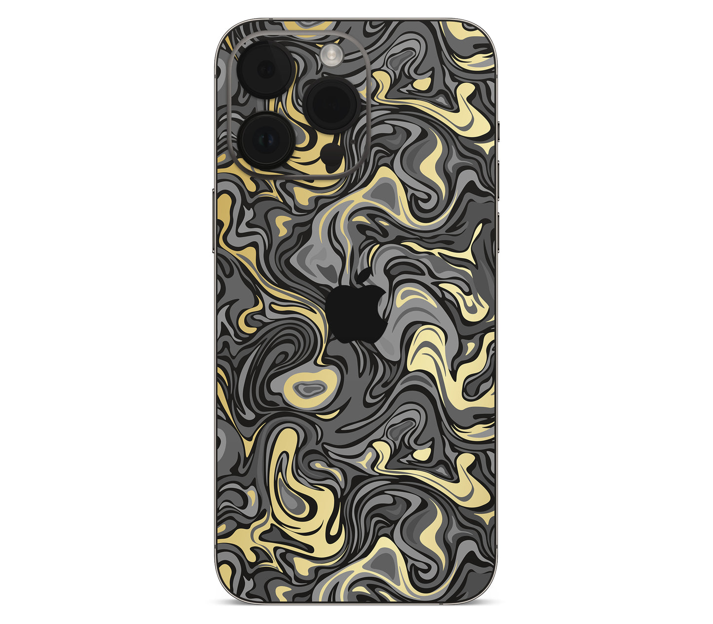 iPhone 14 Pro skin, Damnation, back skin with logo cutout