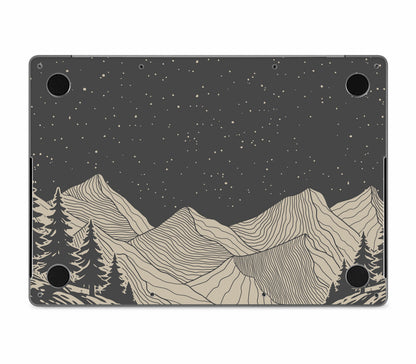 MacBook Pro 16" (2024, M4) skin, Nightline, bottom skin