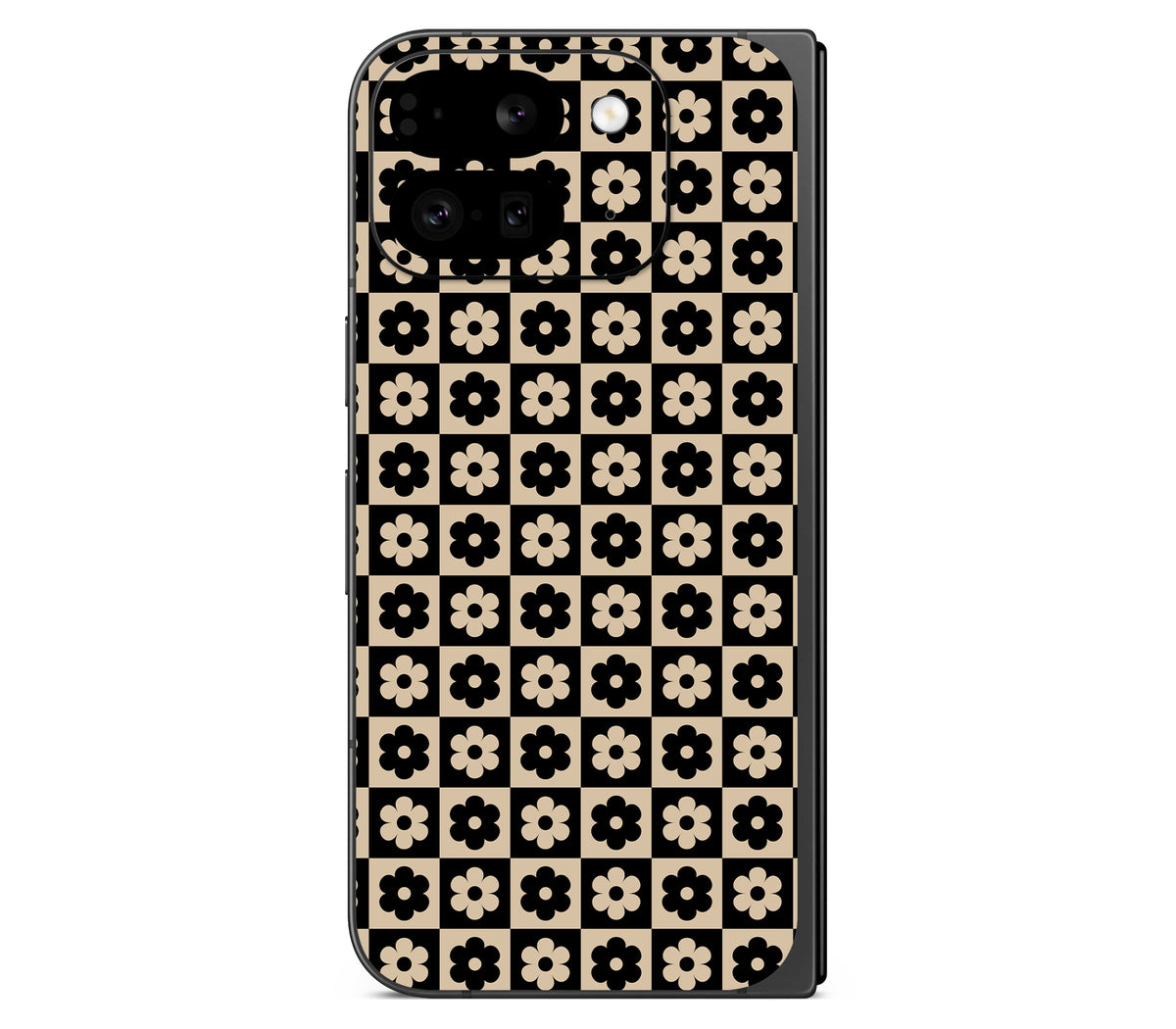 Google Pixel 11 Pro Fold skin, Floral Grid, back skin
