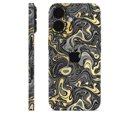 iPhone 16 Plus skin, Damnation, full wrap with logo cutout