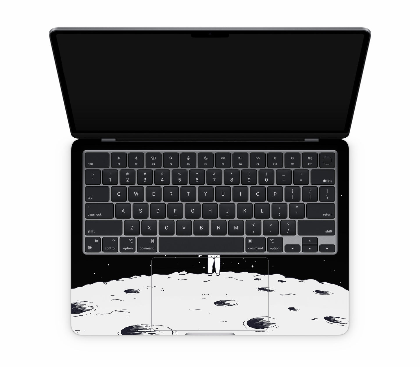 MacBook Air 13" (2025, M4) skin, Moonwave, inside skin